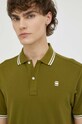 G-Star tricou polo verde D17127.5864
