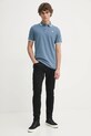 G-Star polo D17127.5864 niebieski AW24