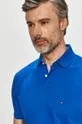 modrá Tommy Hilfiger - Polo tričko Pánsky
