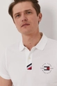 biały Tommy Hilfiger - Polo