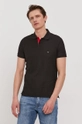 čierna Polo tričko Tommy Hilfiger