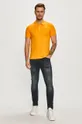 Tommy Jeans - Polo tričko oranžová