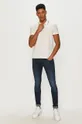 Trussardi Jeans - Polo tričko biela
