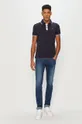 Trussardi Jeans - Polo tričko tmavomodrá