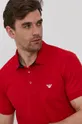 červená Polo tričko Emporio Armani