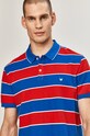 Wrangler - Polo czerwony W7ALKFXA4
