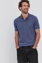 niebieski AllSaints Polo