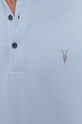 AllSaints Polo MD115U turkusowy