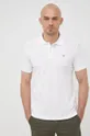 λευκό Βαμβακερό μπλουζάκι πόλο Gant