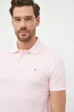 ružová Bavlnené polo tričko Gant