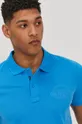 modrá Polo tričko Tom Tailor
