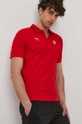 červená Polo tričko Puma 599843 Pánsky