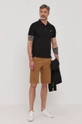 Polo tričko Lyle & Scott čierna