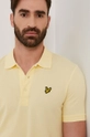 žltá Polo tričko Lyle & Scott