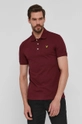 bordowy Lyle & Scott Polo