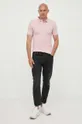 Pamučna polo majica Polo Ralph Lauren roza