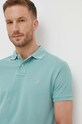 Βαμβακερό μπλουζάκι πόλο Polo Ralph Lauren πράσινο 710536856
