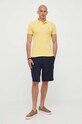 Bavlnené polo tričko Polo Ralph Lauren 710536856 žltá AA00