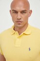 Bavlnené polo tričko Polo Ralph Lauren žltá 710536856