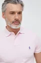 ružová Bavlnené polo tričko Polo Ralph Lauren