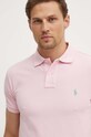 Polo Ralph Lauren polo bawełniane różowy 710536856