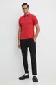 Bavlnené polo tričko Polo Ralph Lauren 710536856 červená AA00