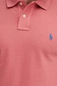 Хлопковое поло Polo Ralph Lauren 710536856 розовый