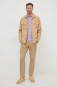 Polo Ralph Lauren polo bawełniane 710536856 fioletowy AA00