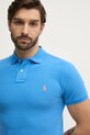 Polo Ralph Lauren polo bawełniane fioletowy 710536856