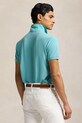 Pamučna polo majica Polo Ralph Lauren 710536856 tirkizna AA00