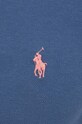 Хлопковое поло Polo Ralph Lauren 710536856 тёмно-синий