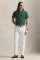Одежда Хлопковое поло Polo Ralph Lauren 710536856 зелёный