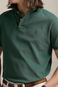 Хлопковое поло Polo Ralph Lauren зелёный 710536856
