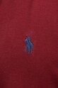 Bavlněné polo tričko Ralph Lauren 710536856 burgundské