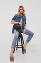 Guess Jeansy W1GA21.D4CN1 biały SS21