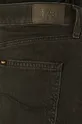 czarny Lee jeansy Wide Leg Black Duns