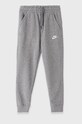 Nike Kids spodnie dziecięce dzianina szary DA0864