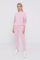 Karl Lagerfeld Spodnie 211W1063 różowy