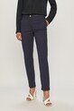 Nohavice Trussardi Jeans látka tmavomodrá 56P00001.1Y000158