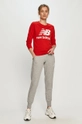 New Balance pantaloni WP03530AG gri