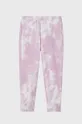 różowy Calvin Klein Jeans Spodnie dziecięce IG0IG00775.4891 Dziewczęcy