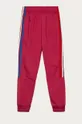 фіолетовий Дитячі штани adidas Originals Для дівчаток