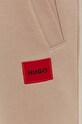 HUGO spodnie dresowe bawełniane beżowy 50447963
