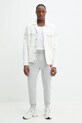 HUGO pantaloni de trening din bumbac 50447963 gri AA00