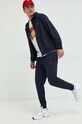 HUGO spodnie dresowe bawełniane 50447963 granatowy AA00