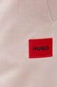 HUGO spodnie dresowe bawełniane beżowy 50447963