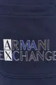 čierna Nohavice Armani Exchange
