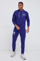 Tepláky Under Armour fialová