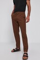 Kalhoty Sisley 4ZT555ED9.38Y hnědá SS21