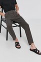 Kalhoty Sisley chinos zelená 4ZY155E99.95A